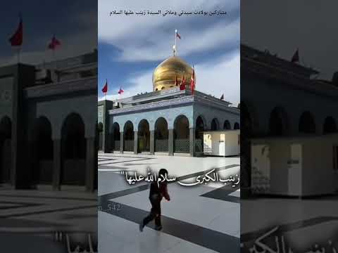 ولادت السيدة زينب عليها السلام /متباركين بولادت بطلت كربلاء مولاتي وسيدتي زينب عليها السلام/يازينب🌹/