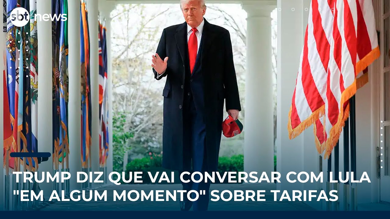 Trump diz que vai conversar com Lula em algum momento sobre tarifas | SBT News