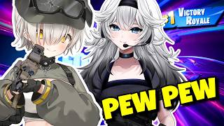 🔴 Girls with Guns! 💗 | with GUN TRACKING vtuber model!  【 Fortnite 】