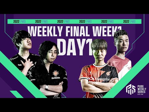 2022 PWS: Phase1 - Week1 Day1 | Weekly Final【PUBG】