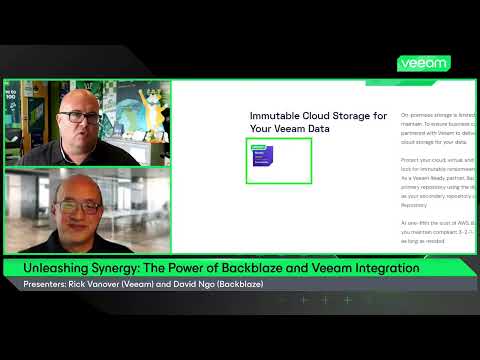 Unleashing Synergy: The Power of Backblaze and Veeam Integration