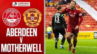 Aberdeen 3-1 Motherwell | Top 6 Hopes Over for The Well After Defeat | Ladbrokes Premiership