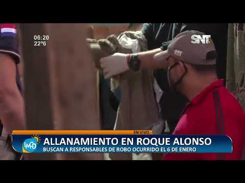 Mariano Roque Alonso: Allanamientos en simultáneo