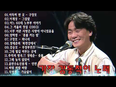 🎵7080 가슴을 울리는 20곡 (2시간 연속 듣기_가사 있음)| 추억의 올드가요 메들리