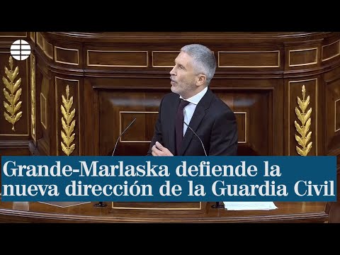Marlaska defiende la nueva dirección en la G.Civil y su neutralidad política