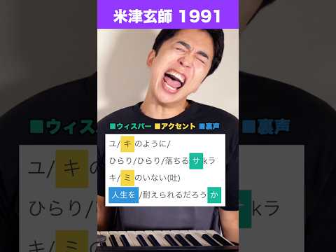 【歌い方】米津玄師 - 1991【秒速5センチメートル】