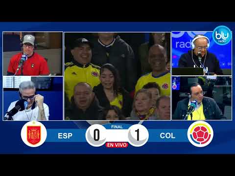 Últimos momentos de Colombia vs España