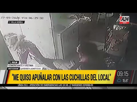 BRUTAL ROBO EN VILLA GESELL: ACUCHILLÓ VARIAS VECES Y LA SOLTARON POR SER PSIQUIÁTRICA