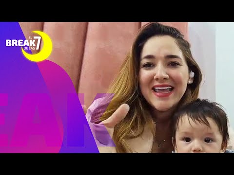 Así fue la primera noche de Sherlyn sola con su bebé y lo cuenta emocionada | El Break de las 7