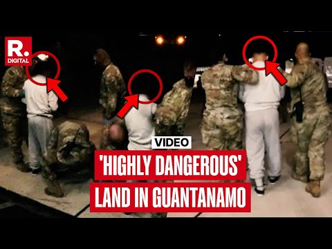 Video Shows First Batch Of Criminal Illegal Immigrants Land In Guantanamo Bay