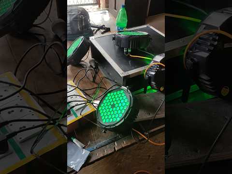 बिना DMX के Parlight कैसे चलाये || Dmx 512 || Baisun Parlight || #djlight #dmx512#keshuexperiments