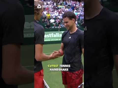 CUTEST Tennis Handshake Between Zverev & Thiem 🥺