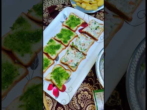 Spicy Bread Sandwich Recipe | #shortsfeed #trending #food #cooking #foodie #recipe #easyrecipe