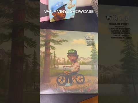 WOLF VINYL UNBOXING #hiphop #music #rap #cd #vinyl #tylerthecreator #wolf #golfwang #shorts #viral