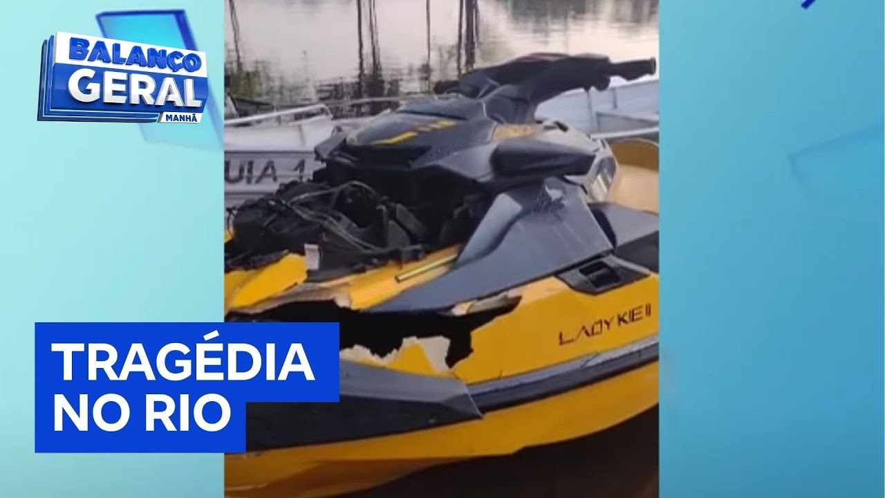 Acidente entre moto aquática e lancha deixa 3 mortos