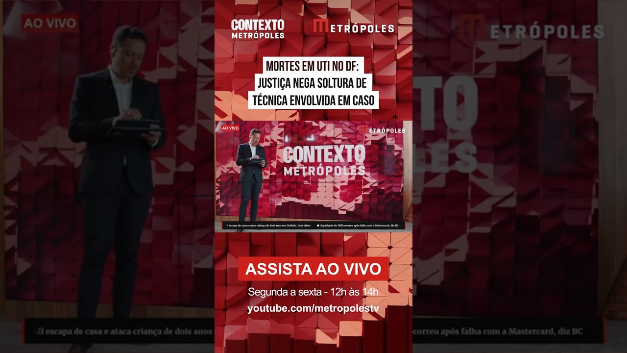 Mortes em UTI no DF: Justiça nega soltura de técnica envolvida em caso