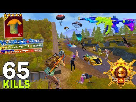 65Kills! 🔥MY BEST LIVIK GAMEPLAY in NEW MODE with HA*KER set 😈 Pubg Mobile
