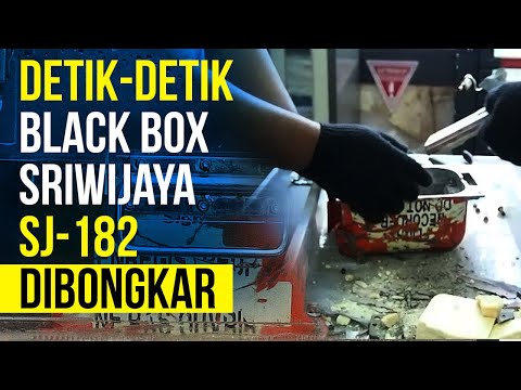 Black Box Sriwijaya SJ-182 Dibongkar, Ini Isinya!