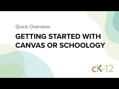 Getting Started with Canvas or Schoology