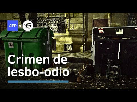 Vigilia en Buenos Aires tras ataque con molotov a pareja lesbiana • Vía AFP Español