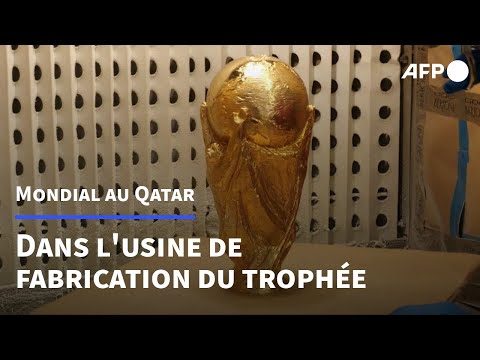 Coupe du monde 2022: le trophée, une fabrication italienne | AFP