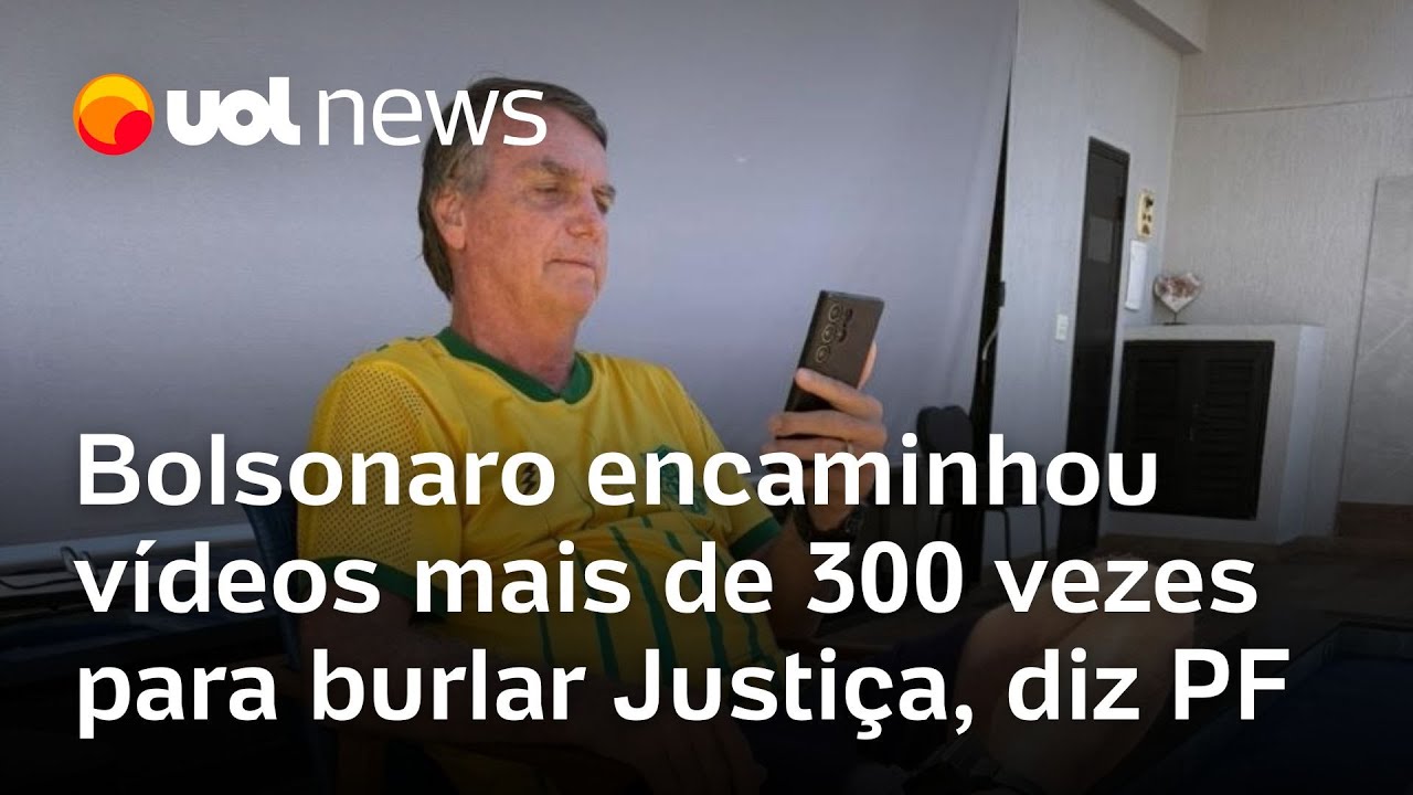 Bolsonaro encaminhou vídeos de apoio aos atos e ataques ao STF para centenas de pessoas diz PF