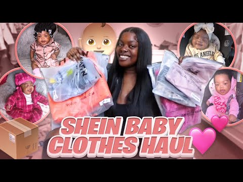 HUGE SHEIN BABY GIRL'S CLOTHING HAUL! | cute + affordable baby girl clothes
