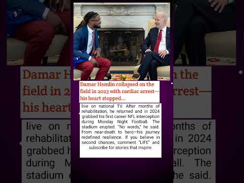 NFL Star Damar Hamlin’s Miracle Comeback 🏈💥 #shorts