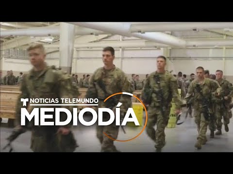 Tranquilidad entre soldados de EE. UU. tras discurso del presidente Trump | Noticias Telemundo