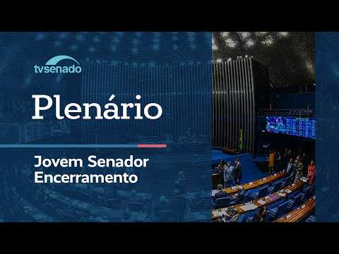 Ao vivo: Jovens Senadores analisam e votam projetos – 21/8/26 Ao vivo: Jovens Senadores analisam e votam projetos – 21/8/26