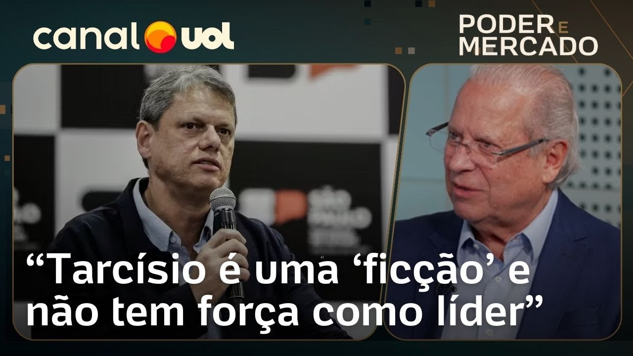 Tarcísio precisa de Bolsonaro porque não tem força não tem base eleitoral avalia José Dirceu