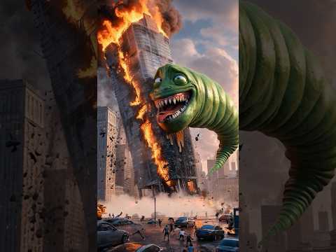 Giant Puppy Monster vs Super Dad 🐶💥✨