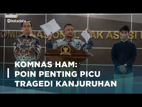 7 Poin Penting Pemicu Tragedi Kanjuruhan Temuan Komnas HAM | Katadata Indonesia