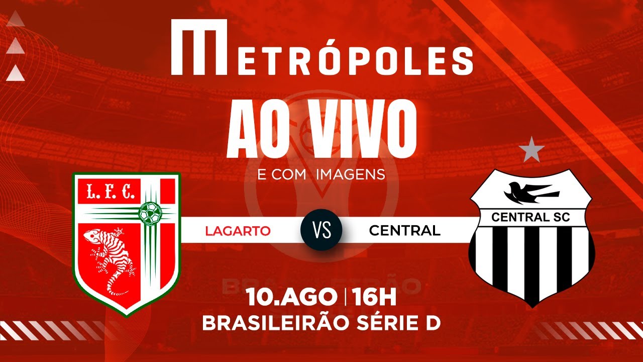 SÉRIE D AO VIVO COM IMAGENS LAGARTO SE X CENTRAL PE   10082025