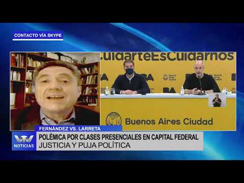 Vuelta a clases presenciales en Argentina: Enfrentamiento entre Fernández y Rodríguez Larreta