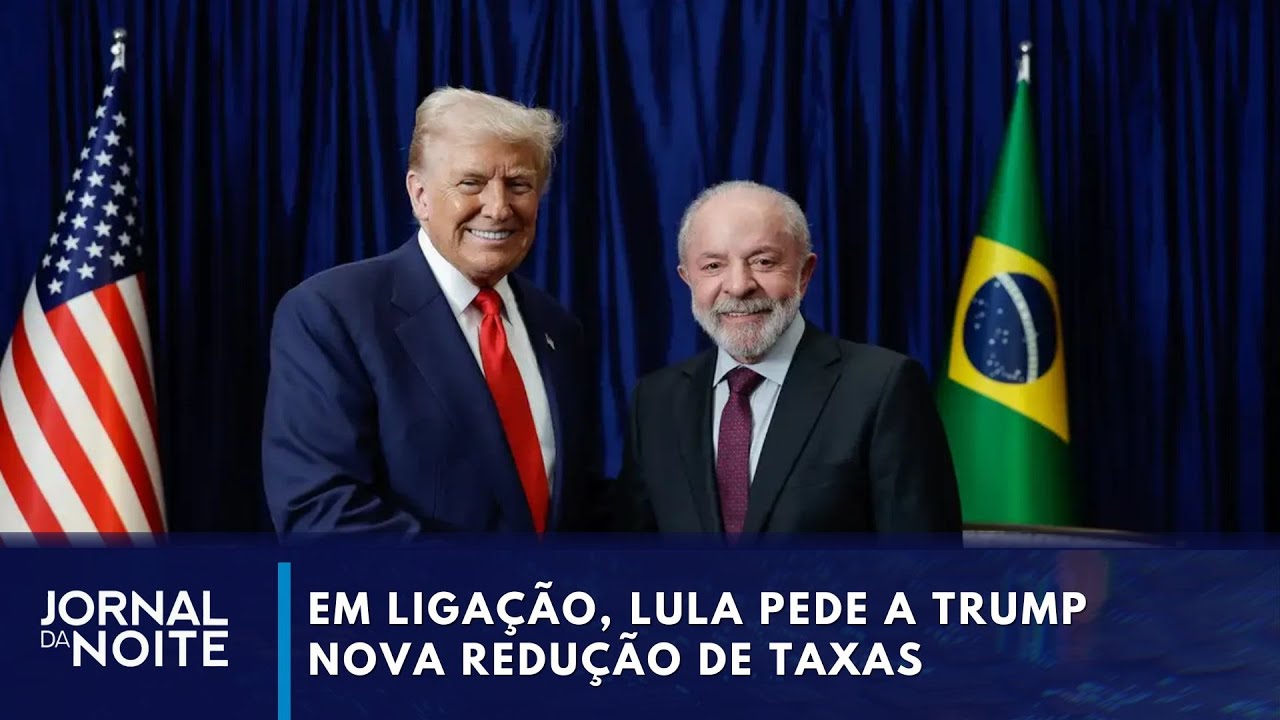 Lula pede a Trump nova redução de taxas