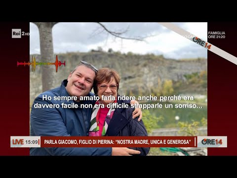 Parla Giacomo, figlio di Pierina: "Nostra madre, unica e generosa" - Ore 14 del 09/11/2023