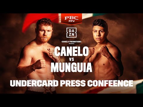 Canelo alvarez vs. Jaime munguia undercard press conference livestream
