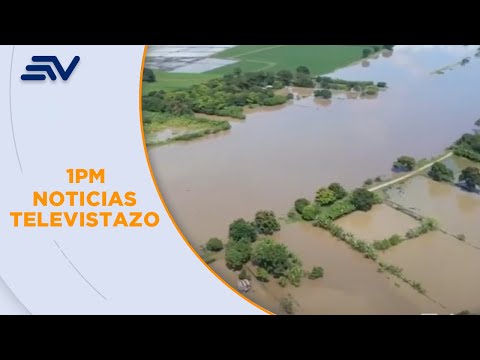 Más de mil hectáreas de cultivos afectadas por el invierno | Televistazo | Ecuavisa