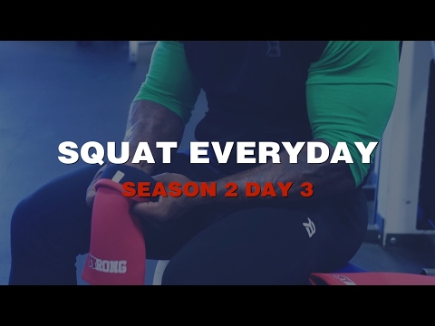 Squat Every Day | Season 2 | Day 3... Squats, Prowler & Lunges