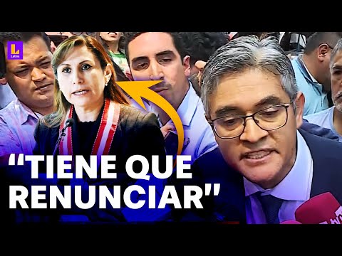 José Domingo Pérez sobre Patricia Benavides: Tiene que renunciar o tiene que ser removida
