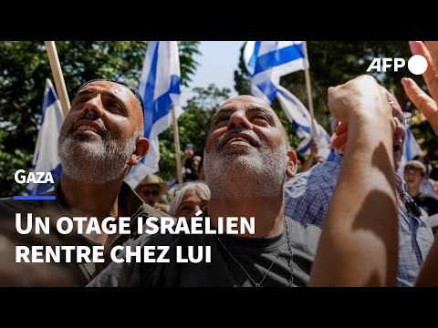 Un otage israélien rentre chez lui après l'opération de sauvetage du 8 juin | AFP Images