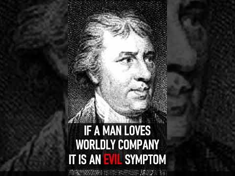 If a Man Loves Worldly Company it is an Evil Symptom - Richard Cecil #shorts #GodsWord #Christianity