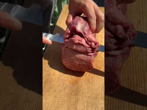 こぼれないで食べられるネギタン塩 #shorts