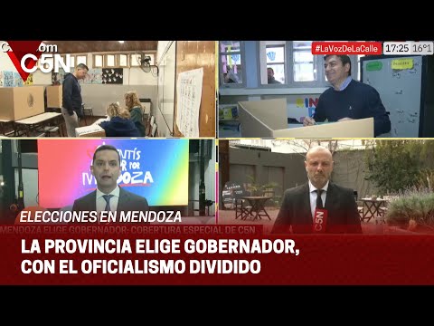 ELECCIONES en MENDOZA: los mendocinos eligen NUEVO GOBERNADOR