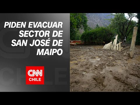 Peligro de aluvión: Alcalde de San José de Maipo explicó razones de la evacuación en El Alfalfal
