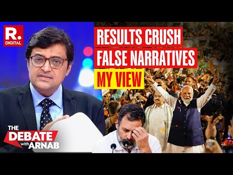 Arnab Explains What Has Been Cut Down To Size By Election Results