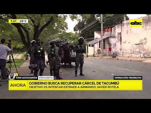 Operación Veneratio en penal de Tacumbú