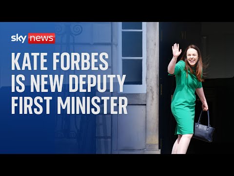 Kate Forbes named deputy first minister by John Swinney