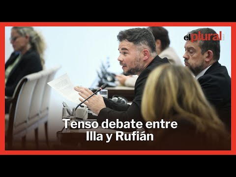 Illa y Rufián mantienen un tenso debate durante la comisión de mascarilas